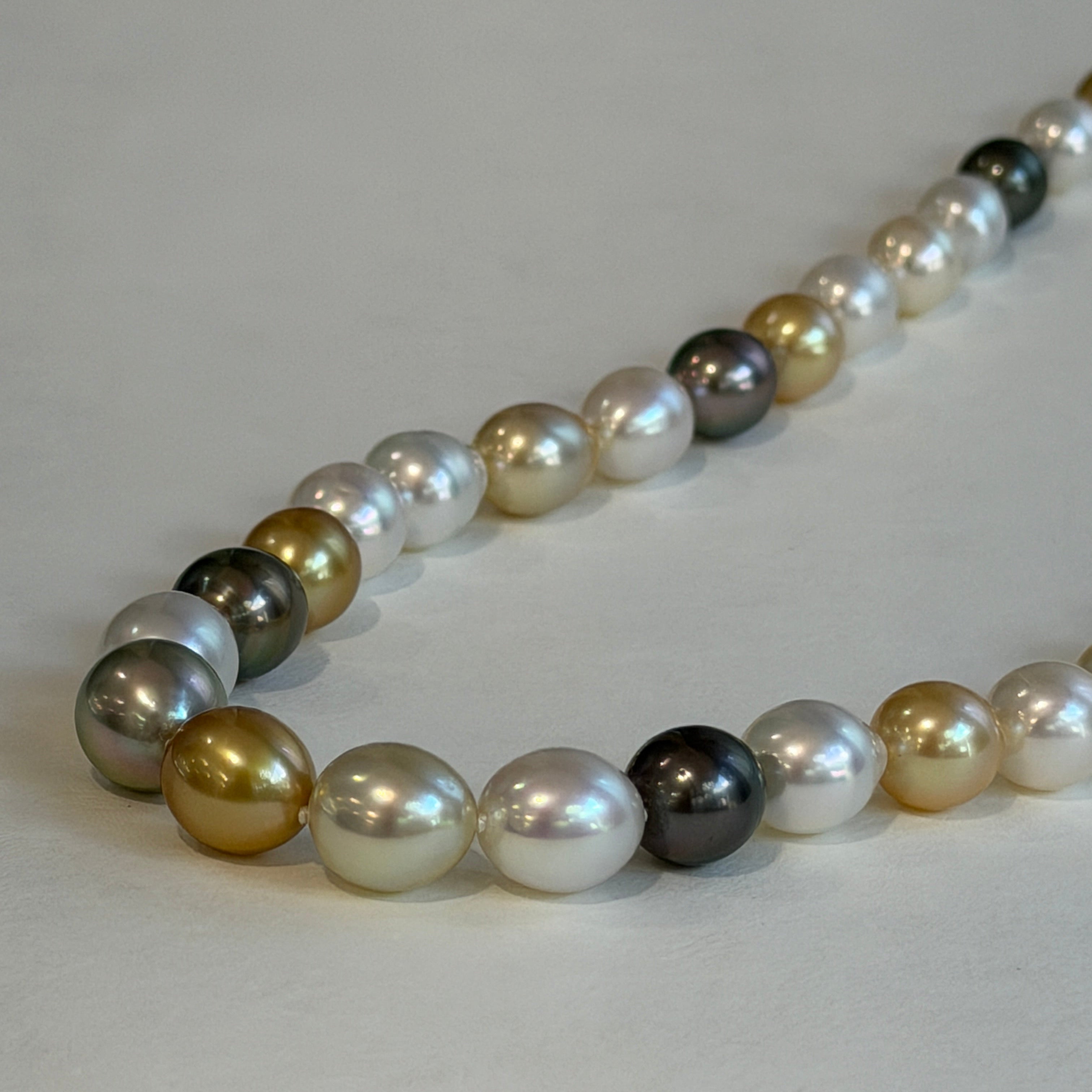 Tahitian and South Sea Pearl Necklace
