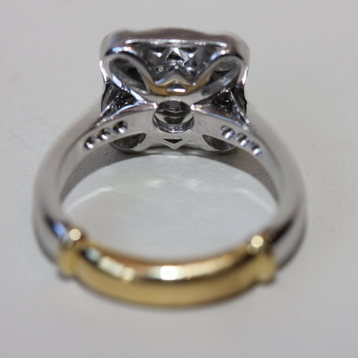 THE FLORENCE | 18CT WHITE & YELLOW GOLD NATURAL DIAMOND RING