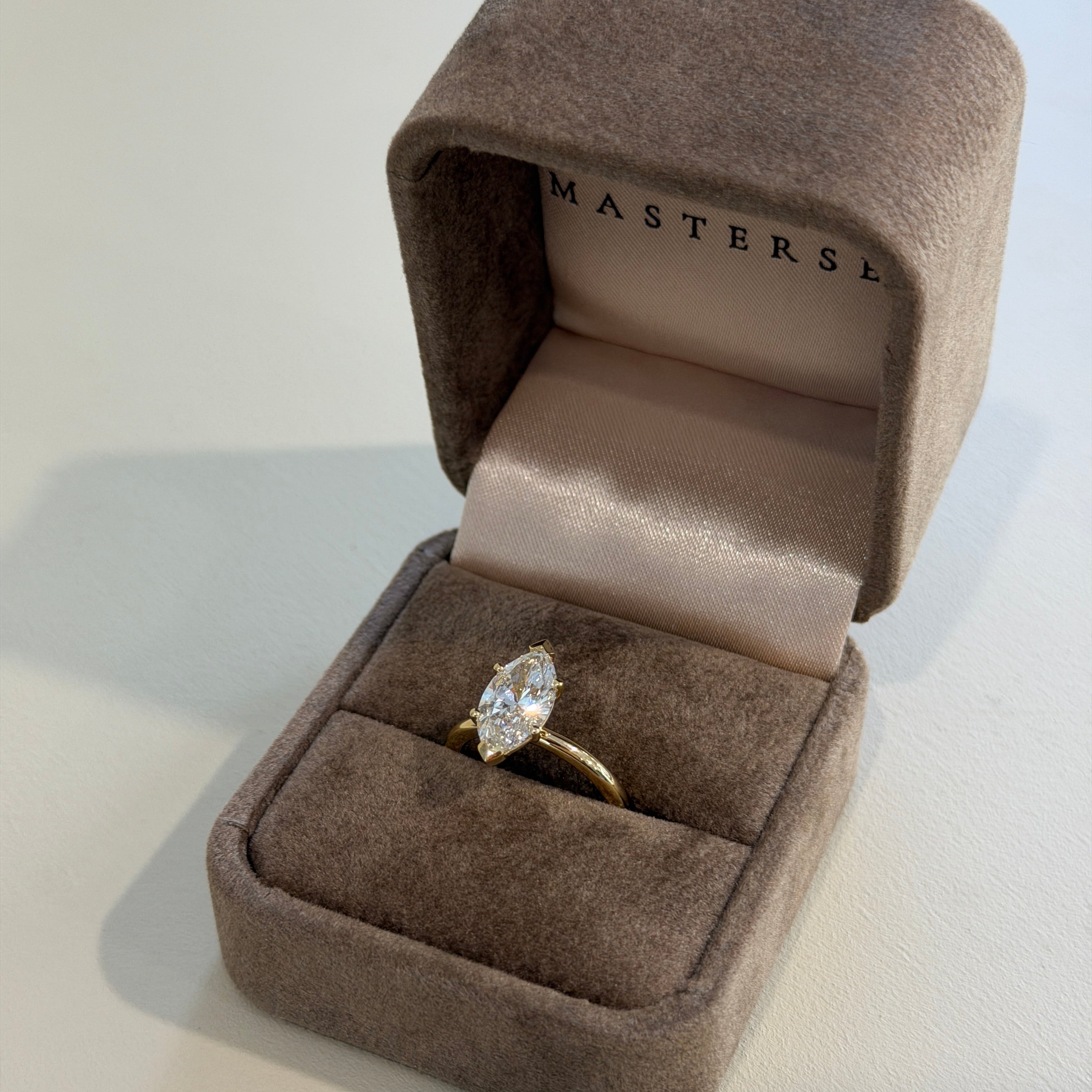 2.05ct Marquise Diamond Engagement Ring - Celeste