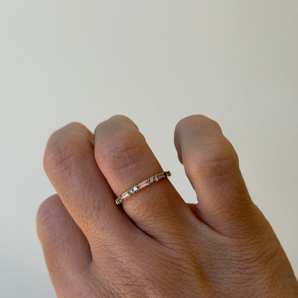 18ct Yellow Gold Baguette Diamond ring |0.32CT