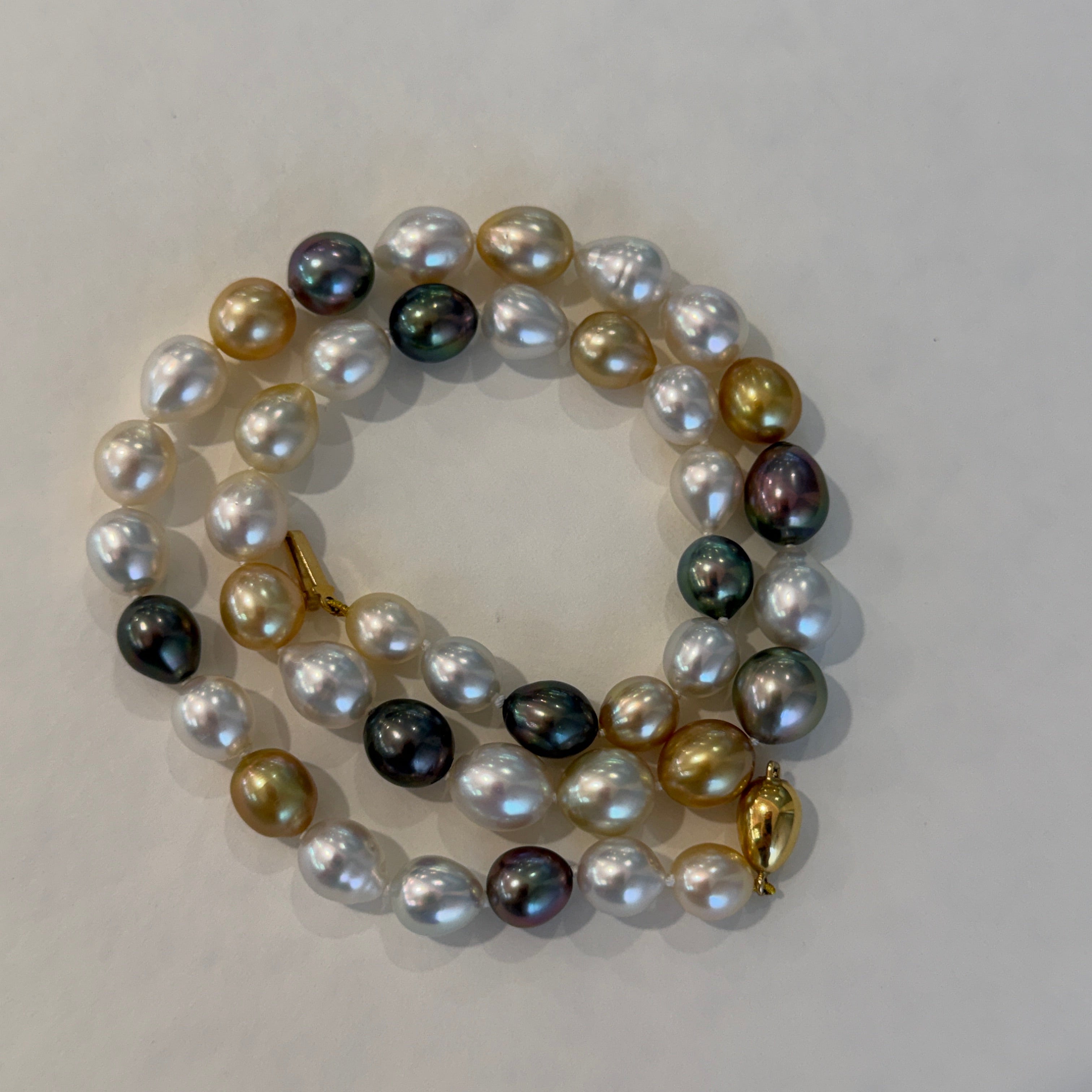 Tahitian and South Sea Pearl Necklace