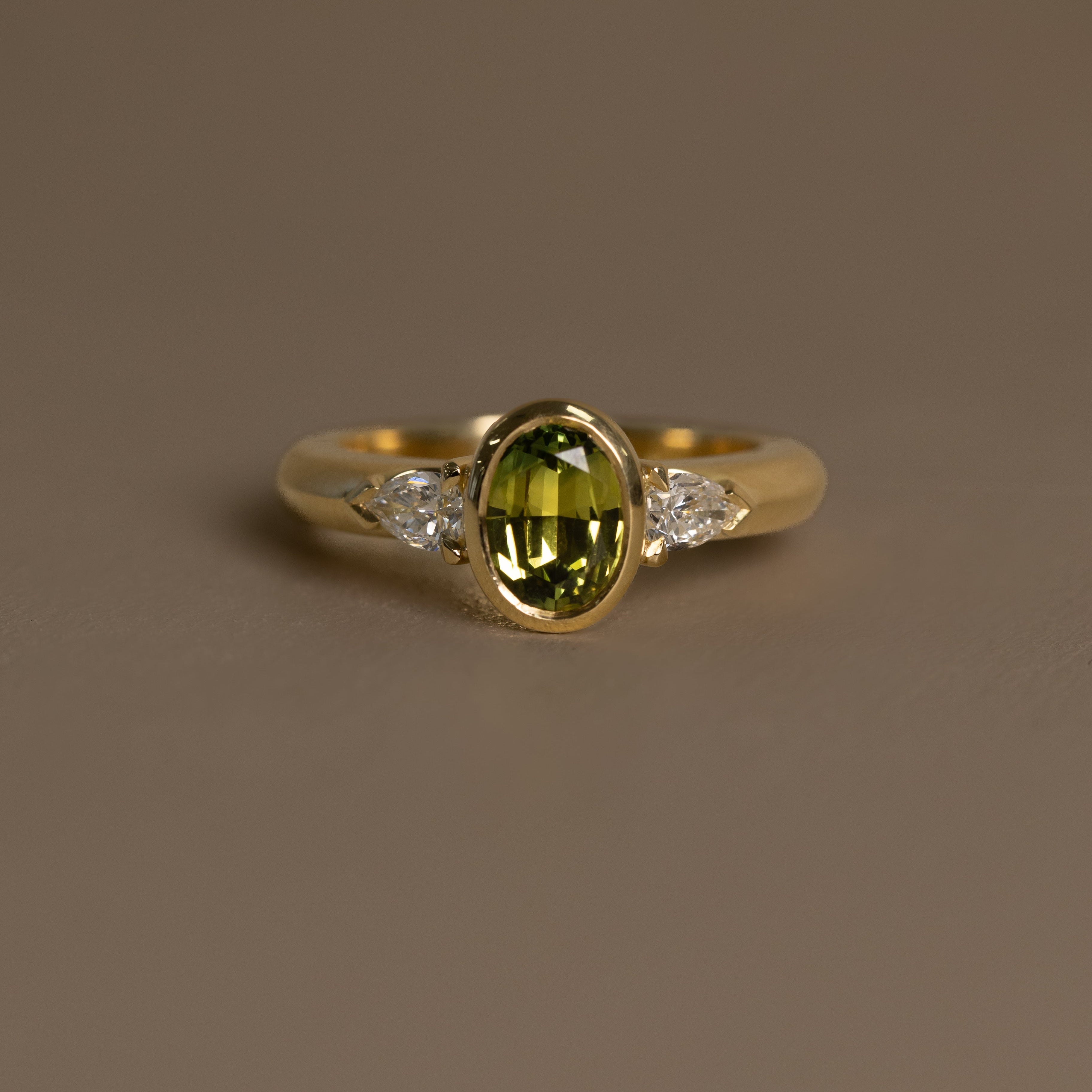 1.34ct Australian Sapphire and Diamond Ring - SHILO